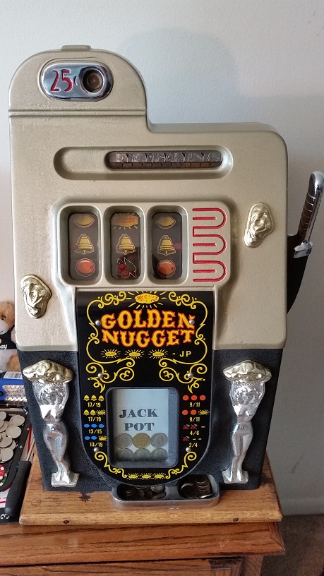1947 Mills "Golden Nugget" slot machine