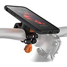 MORPHEUS LABS M4s iPhone 8/iPhone 7 (Not Plus) Bike Kit, Bike Mount & iPhone 8/iPhone 7 Case, Cell Phone Holder for Apple iPhone 7/iPhone 8, Safe Bicycle Phone Mount, Bicycle Holder [Slate Grey]